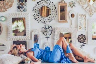 ¡El accesorio de moda, el espejo redondo! 1 9899 0 1