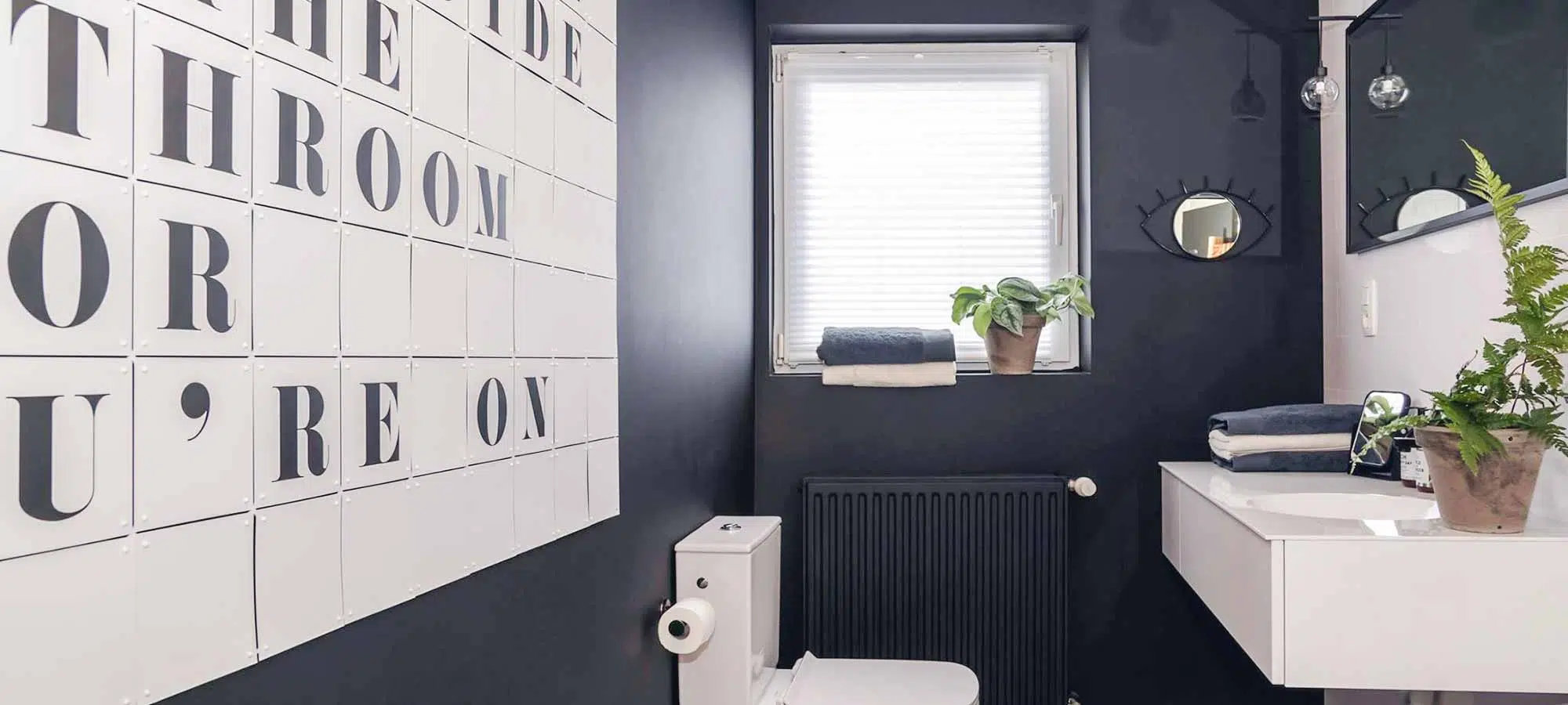 ¿Tendrás la osadía de crear un baño negro?