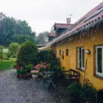 house in storm with filter